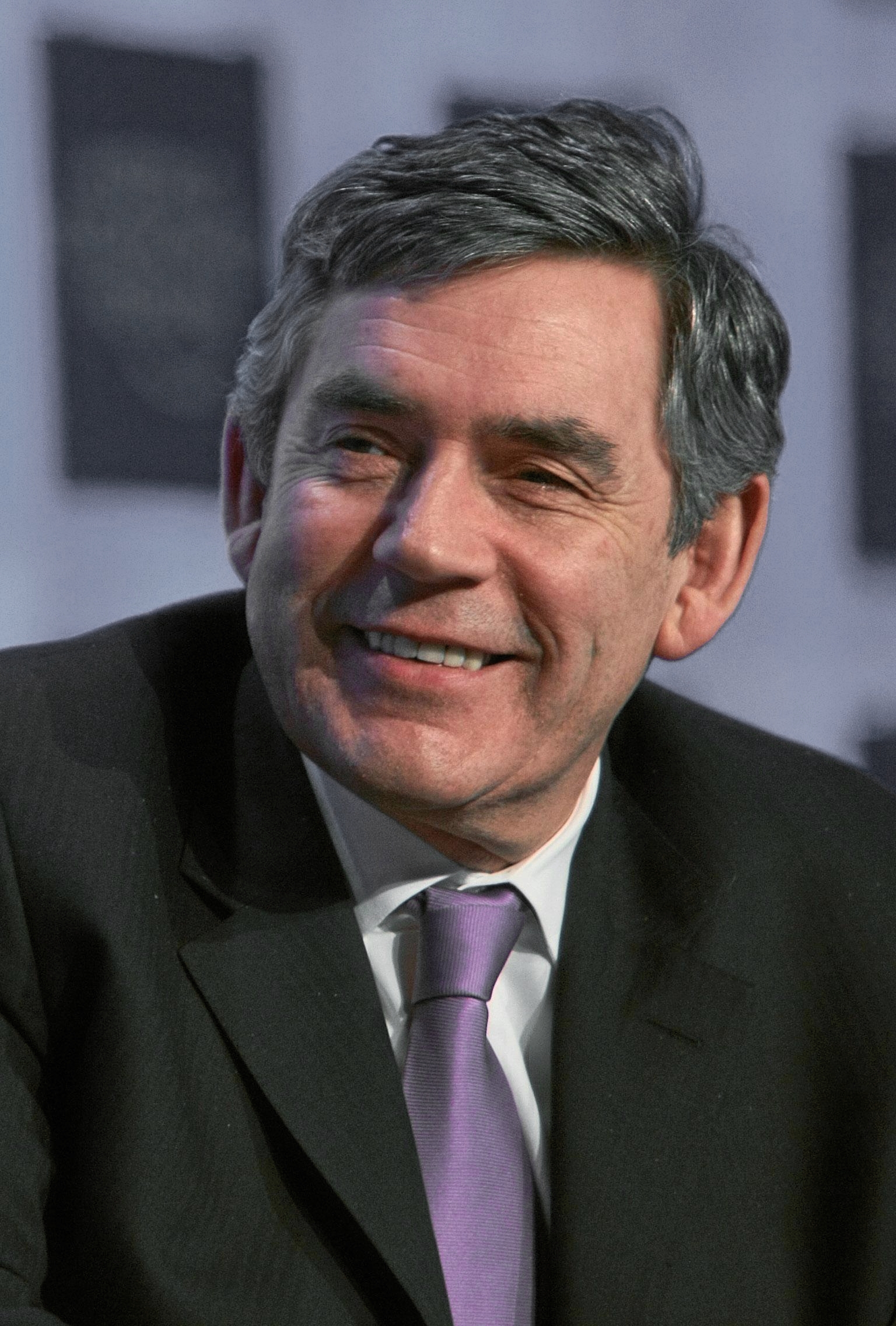 Gordon Brown Davos 2008 crop