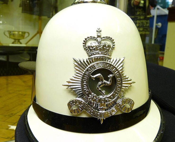 WMP Museum Police Force Isle of Man helmet